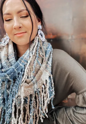 (4 colors!) Soft Casual Plaid Infinity Scarf