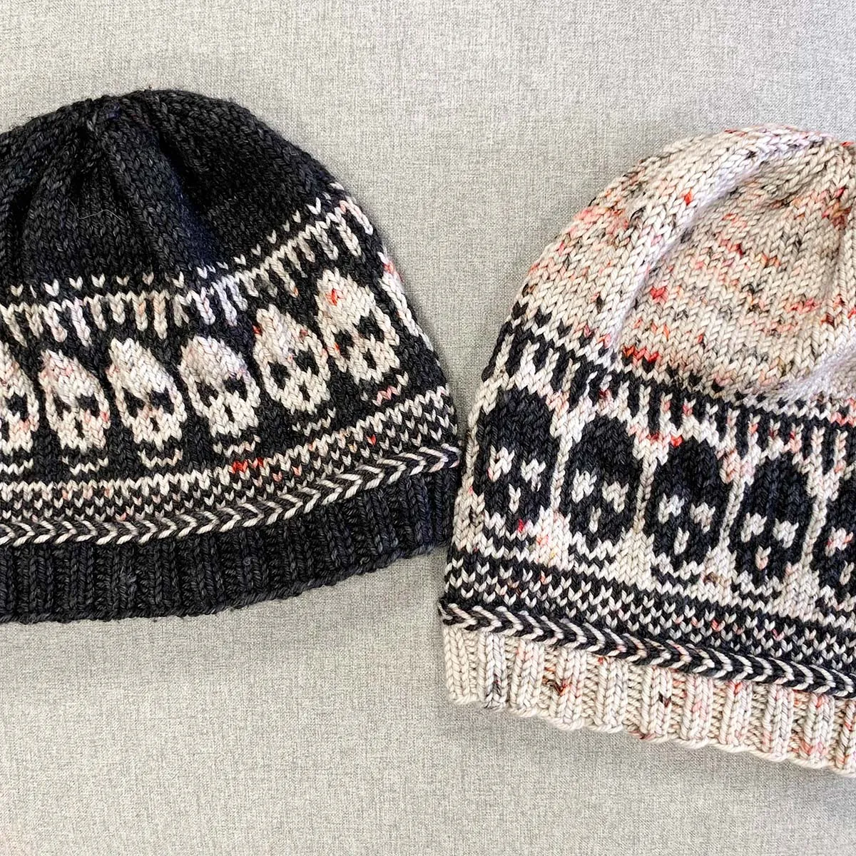 Aiyana's Skullivan Mommy and Me Beanies