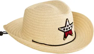 Baby Strawhat Sun Hat Summer Toddler Visor Cowboy Hat UPF 50  Sun Protective Kids Beach Hats for Girls Boys
