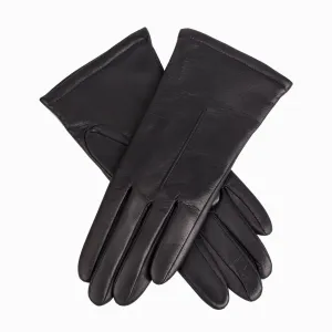 Dents Single Point Leather Gloves Black