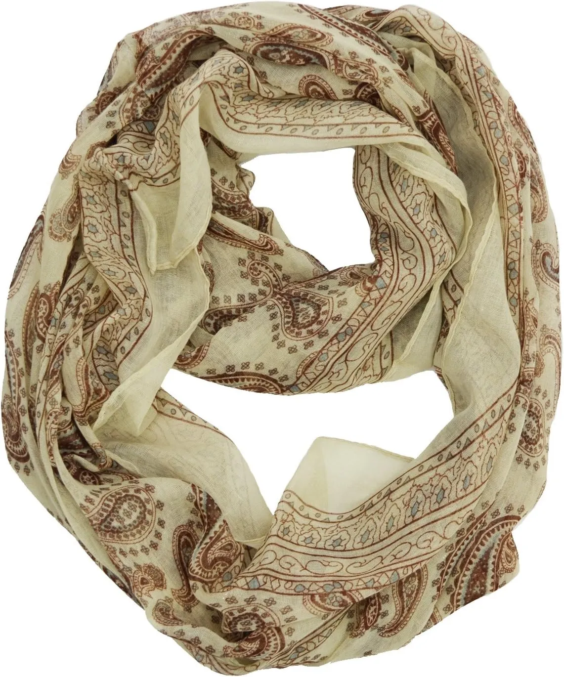 Faith Paisley Infinity Scarf