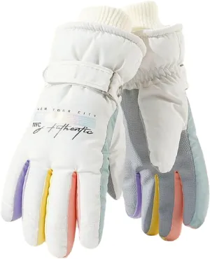 KEYDUACU Winter Ski Snow Gloves for Men, Women, Waterproof Touchscreen Windproof Cold Weather Hand Warming Winter Work Snowboard Gloves for Skiing Running and Cycling