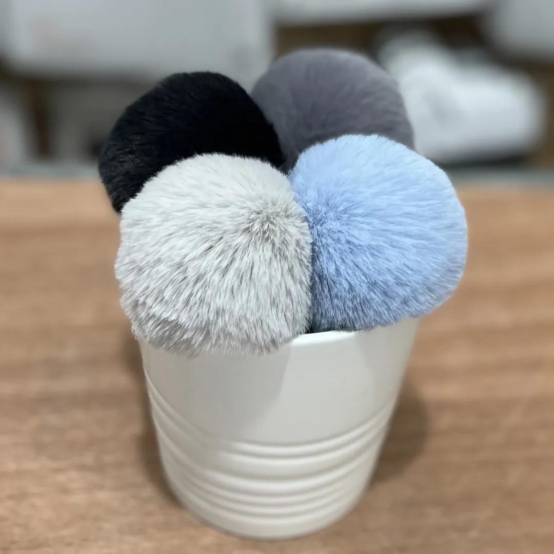LovaFur 100% Vegan Faux Fur Pom Poms MiniMi