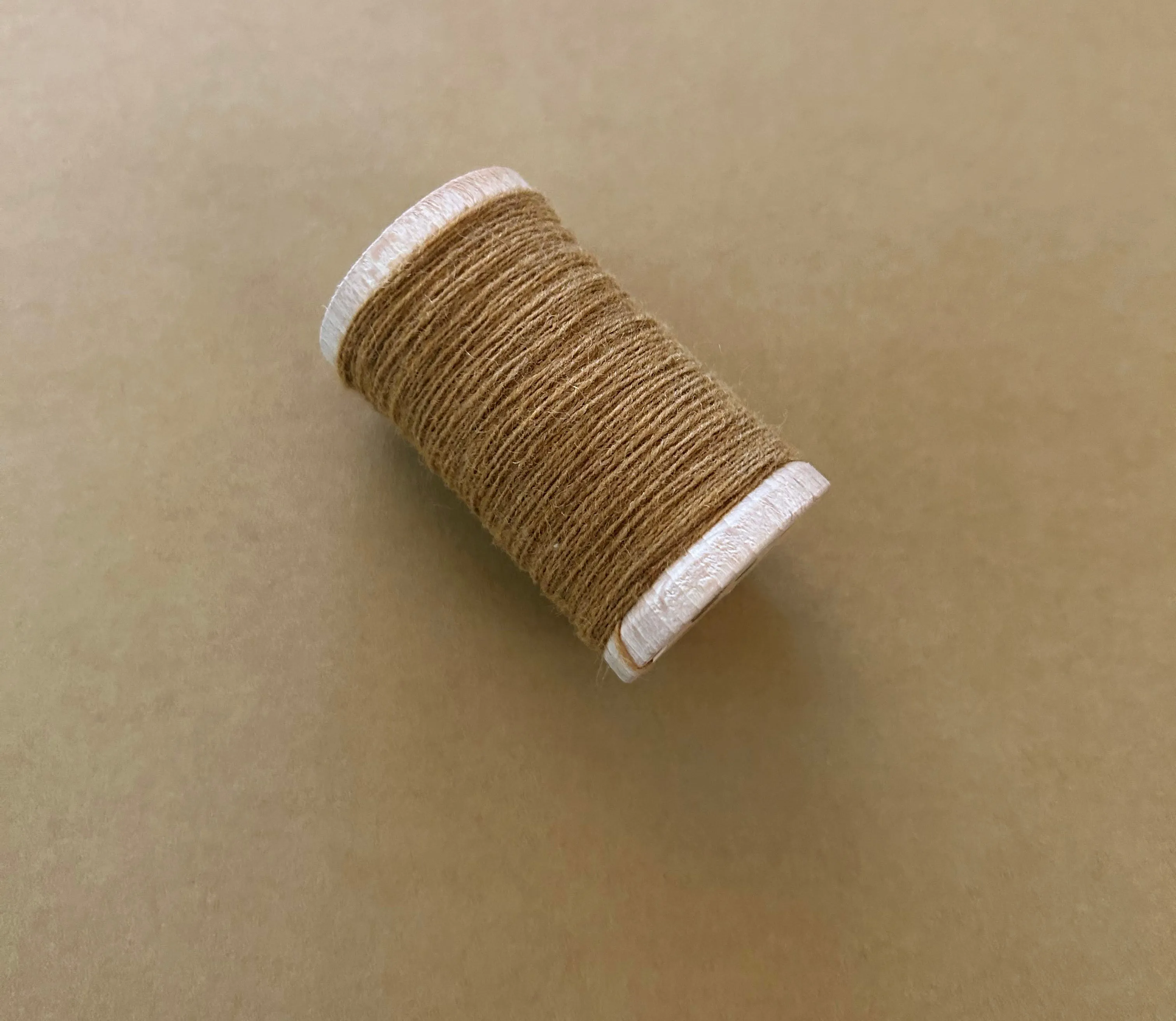 MAPLE SUGAR Hand Dyed Fat EIGHTH Wool Fabric for Wool Applique and Rug Hooking