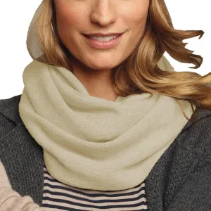 Women's 100% Cashmere Solid Infinity Scarf